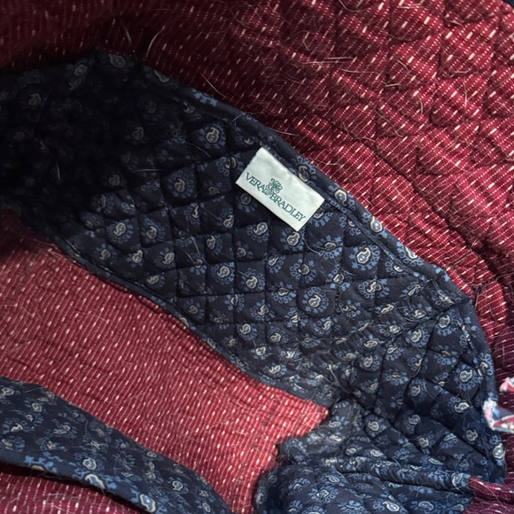 Vera Bradley Blue and Red Patterned Tote - Picture 2 of 2